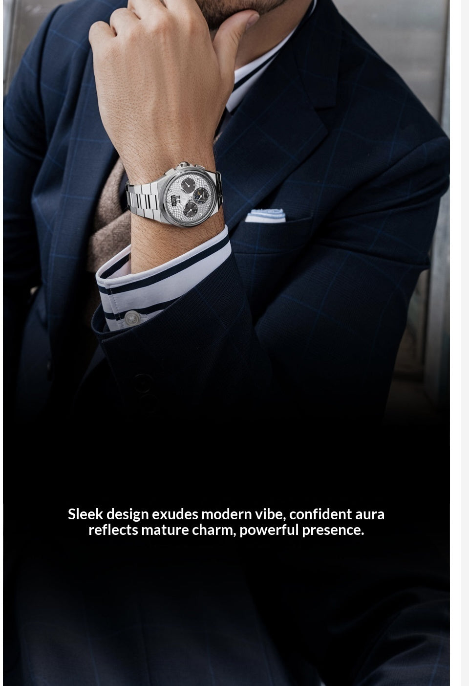 New pubilshed BONEST GATTI watch for man with Luxury gift Box