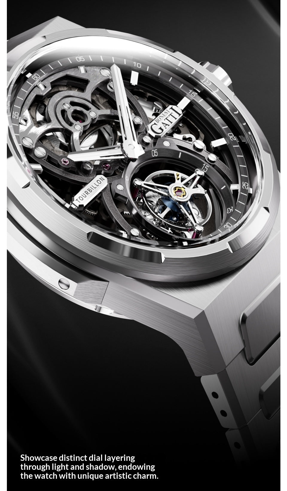 Extravagant and high-end BONEST GATTI WATCH for men( Drive you to success)