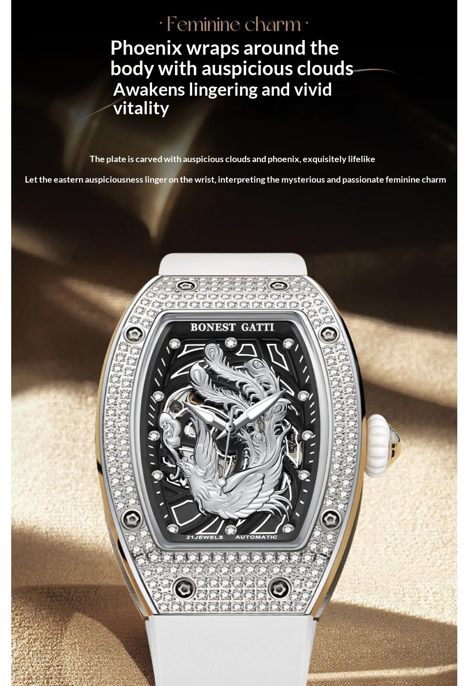 New Pubilshed Design Bonest Gatti Brand fashion watch for Lady