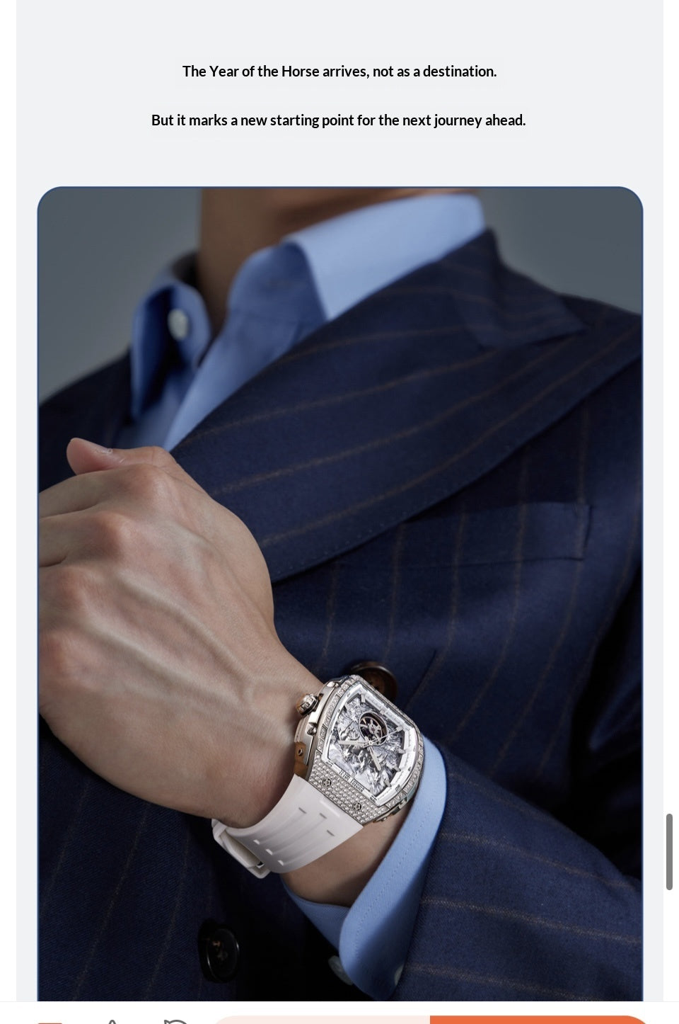 New pubilshed BONEST GATTI watch for man with Luxury gift Box