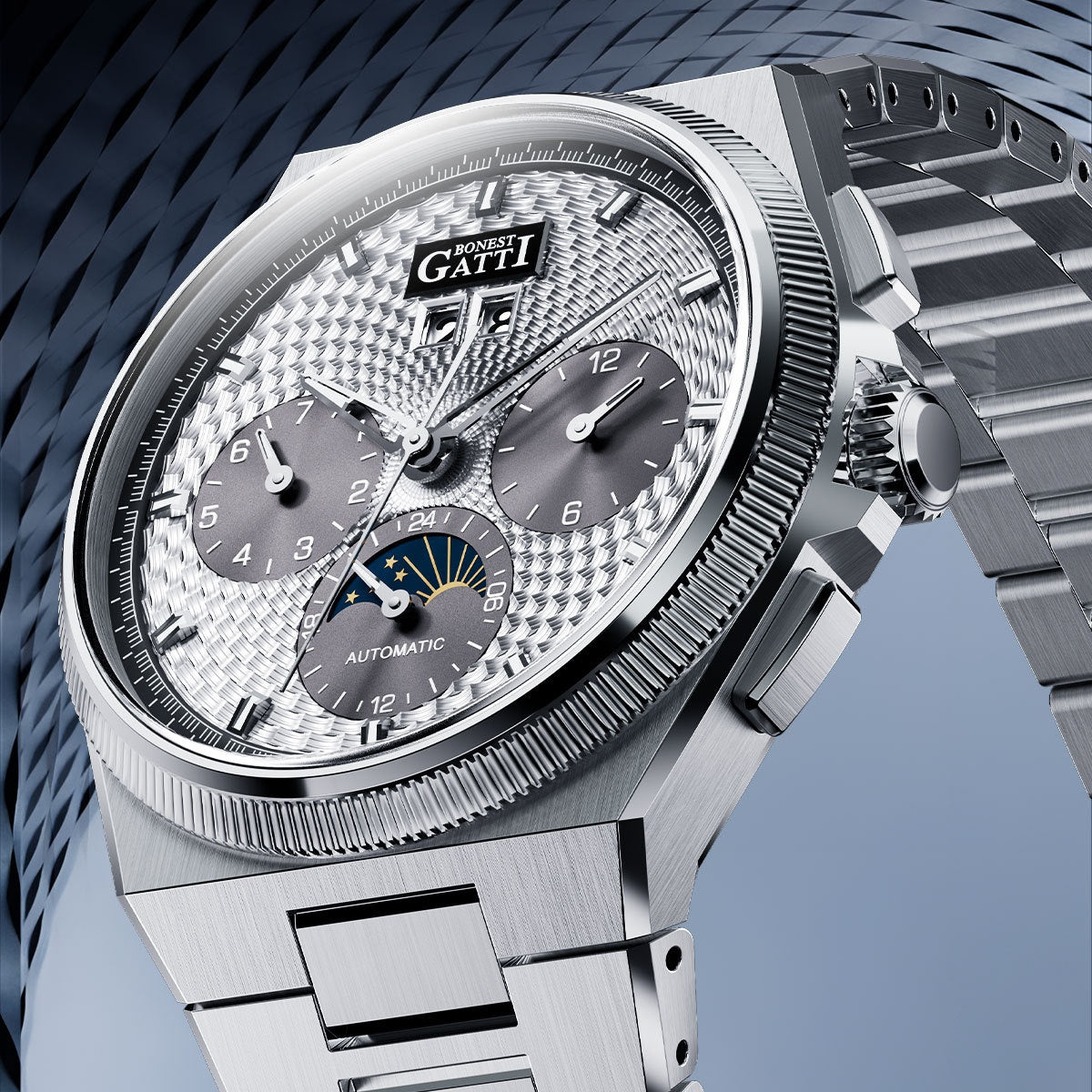 BONEST GATTI Business formality fashion stylish watch for men with gift box