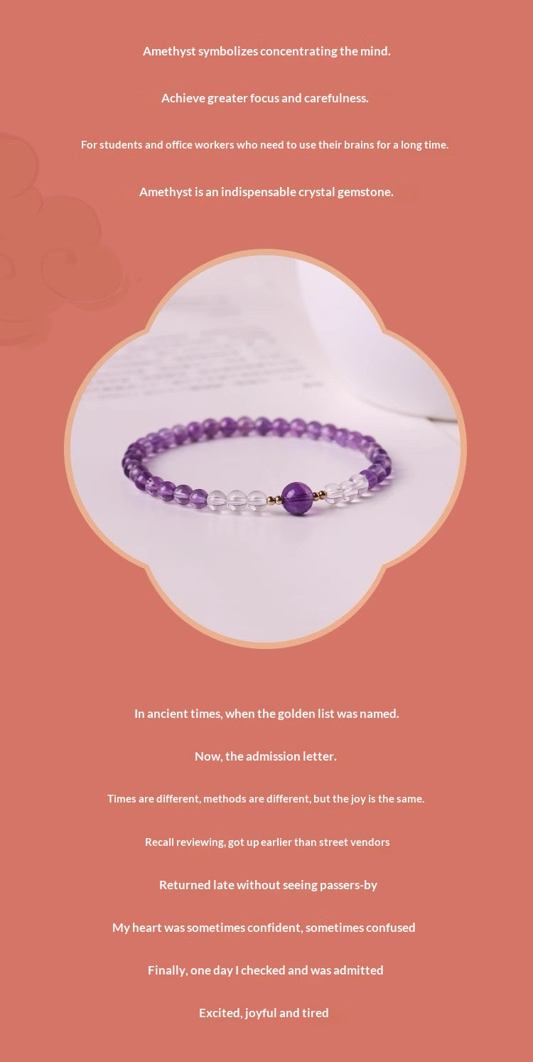 Natural amethyst Bracelet