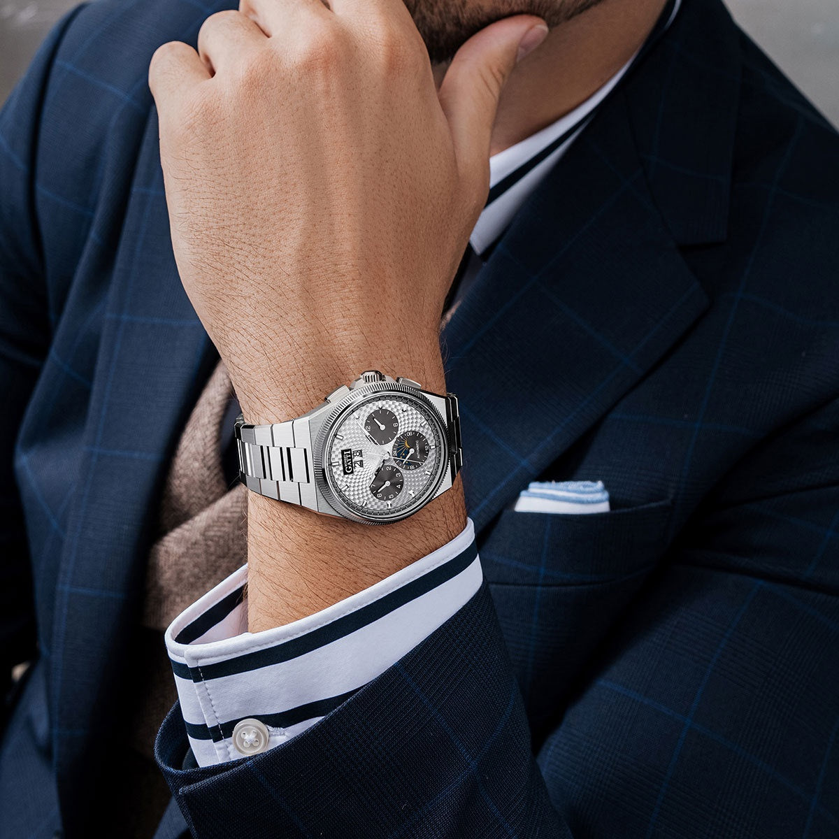 BONEST GATTI Business formality fashion stylish watch for men with gift box