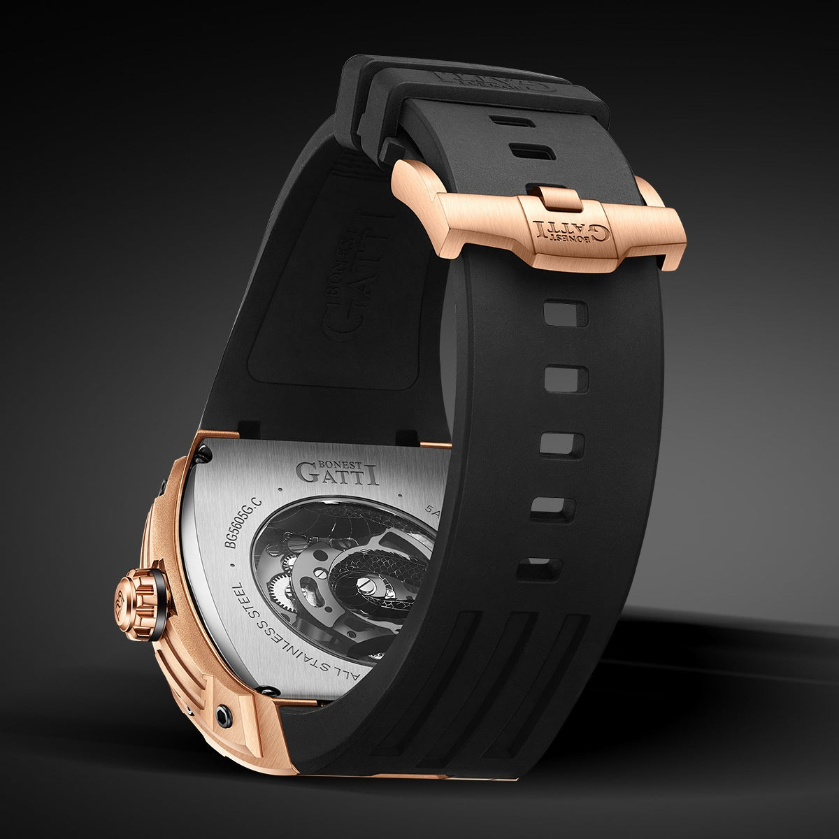 Bonest Gatti Dragon Dial Design  Mechanical engineering Fashion and Luxury watch for Man