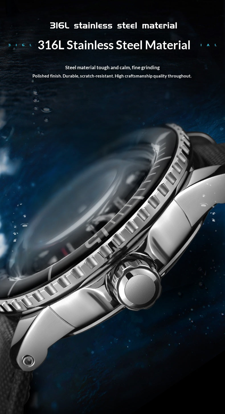 BONEST GATTI professional diving watch with fashion stylish for Men