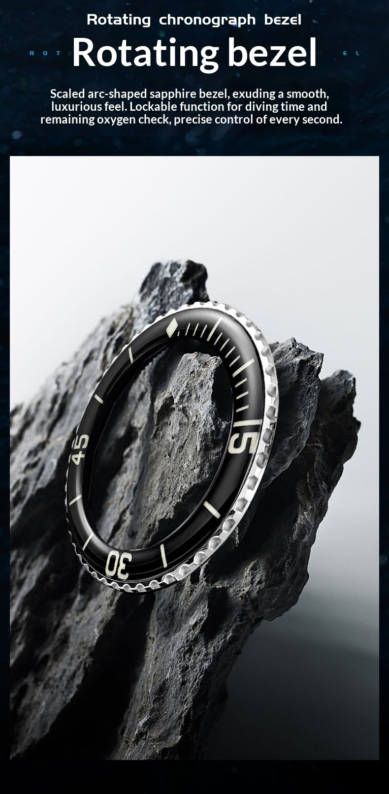 BONEST GATTI professional diving watch with fashion stylish for Men