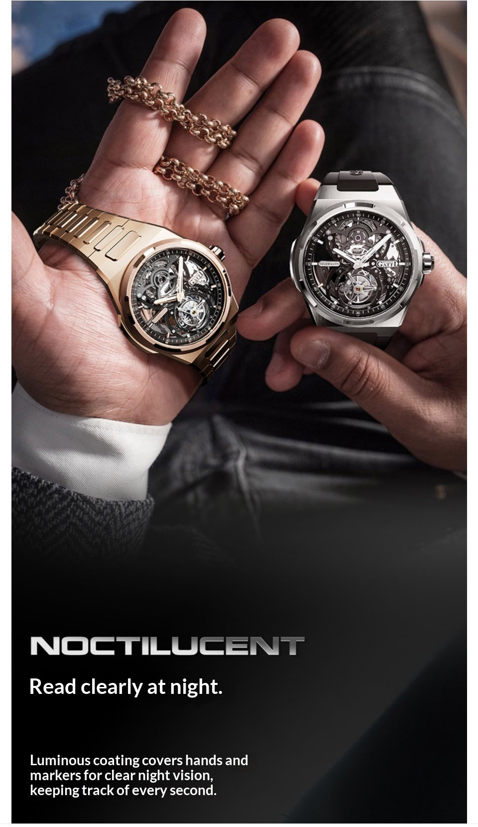 Extravagant and high-end BONEST GATTI WATCH for men( Drive you to success)